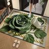 3D Entrance Flower Carpet Bathroom Floor Mat Entrance Door Bathroom Anti Slip Mat Foot Pad