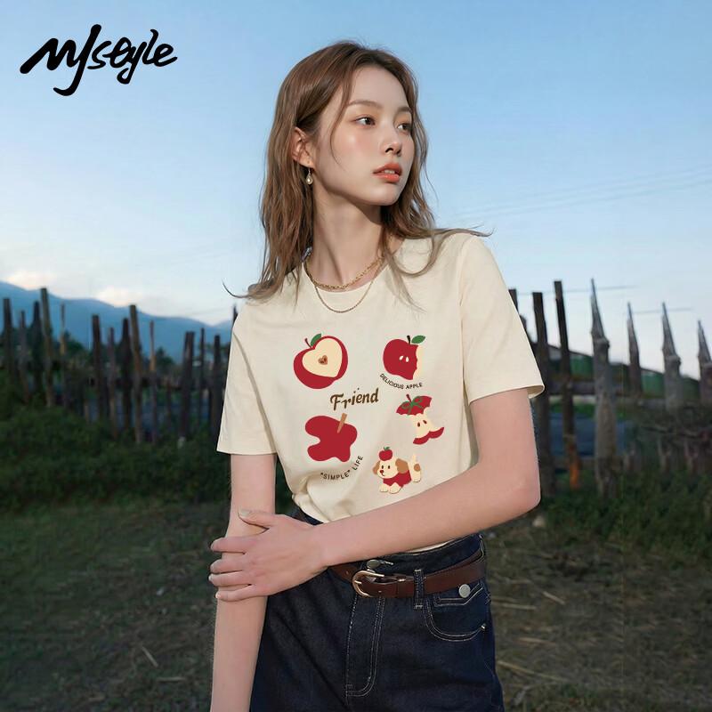 MJ STYLE Women s Breathable Short-Sleeve T-Shirt S