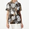 Women's Fashion Casual Short Sleeve Button Lapel Shirt Tops