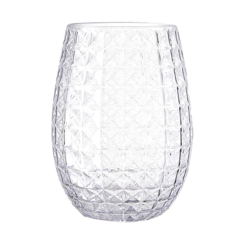 Pineapples Cup Shatterproof Wine Glasses Whiskey Cocktail Juice Drinking Glasses 1