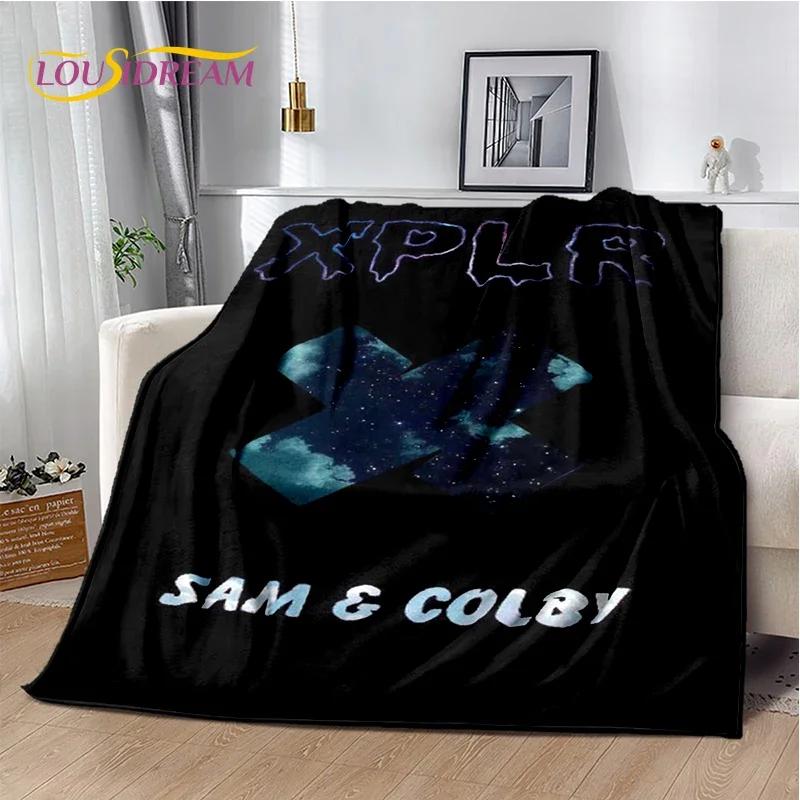 HD Sam and Colby XPLR Boys Soft Flannel Blanket for Bed Bedroom Sofa Picnic,Throw Blanket for Cover Outdoors Leisure Gift Cover