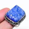Natural Hememorphite Druzy Gemstone 925 Sterling Silver Jewelry Ring Size 8 AR-17110