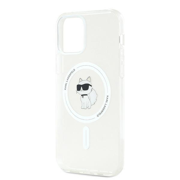 Karl Lagerfeld Klhmp12Mhfccnot Iphone 12/12 Pro 6.1 Przezroczysty/Transparent Hardcase Iml Choupette Magsafe