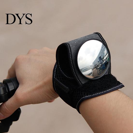 Rear View Mirror Wrist Mount Bicycle Rearview Wristband Lightweight Adjustable Wearable Cycling Safety Mountain Road Bike Accessories