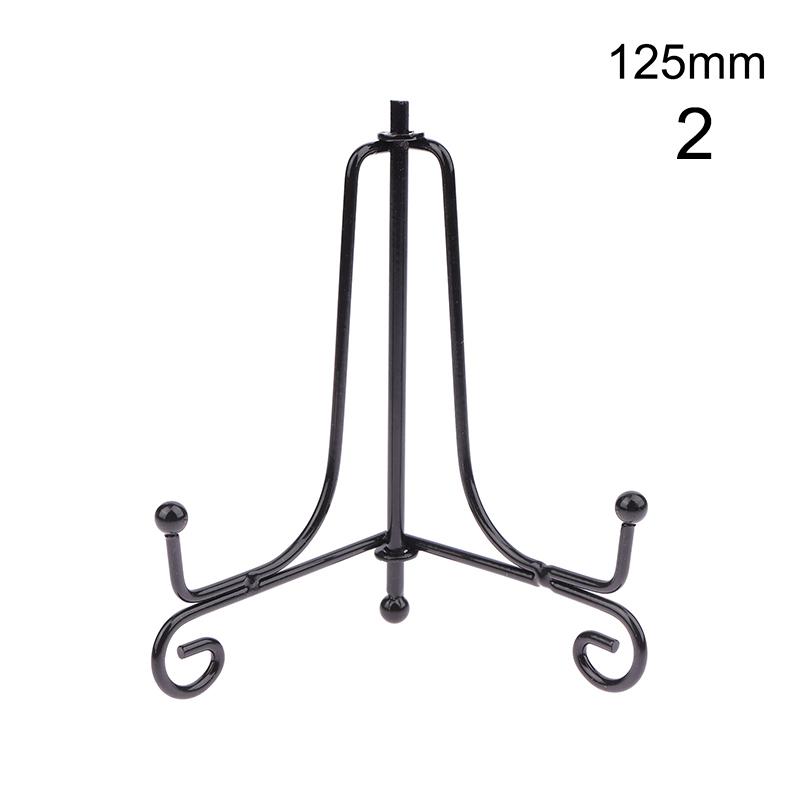 Черный серебристый железный мольберт, подставка для книг, фототумба, чаша, рамка для тарелок, подставка для мольберта, кронштейн для поделок