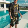 16 summer new fashion 1D lion print men's sportswear 1-piece wholesale