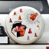 Chicken Car Stickers Funny Chicken Window Decals Poultry Car Bumper Decals 3D Realistic Rooster Decals Funny Car Stickers Funny Farm Animal Chicken