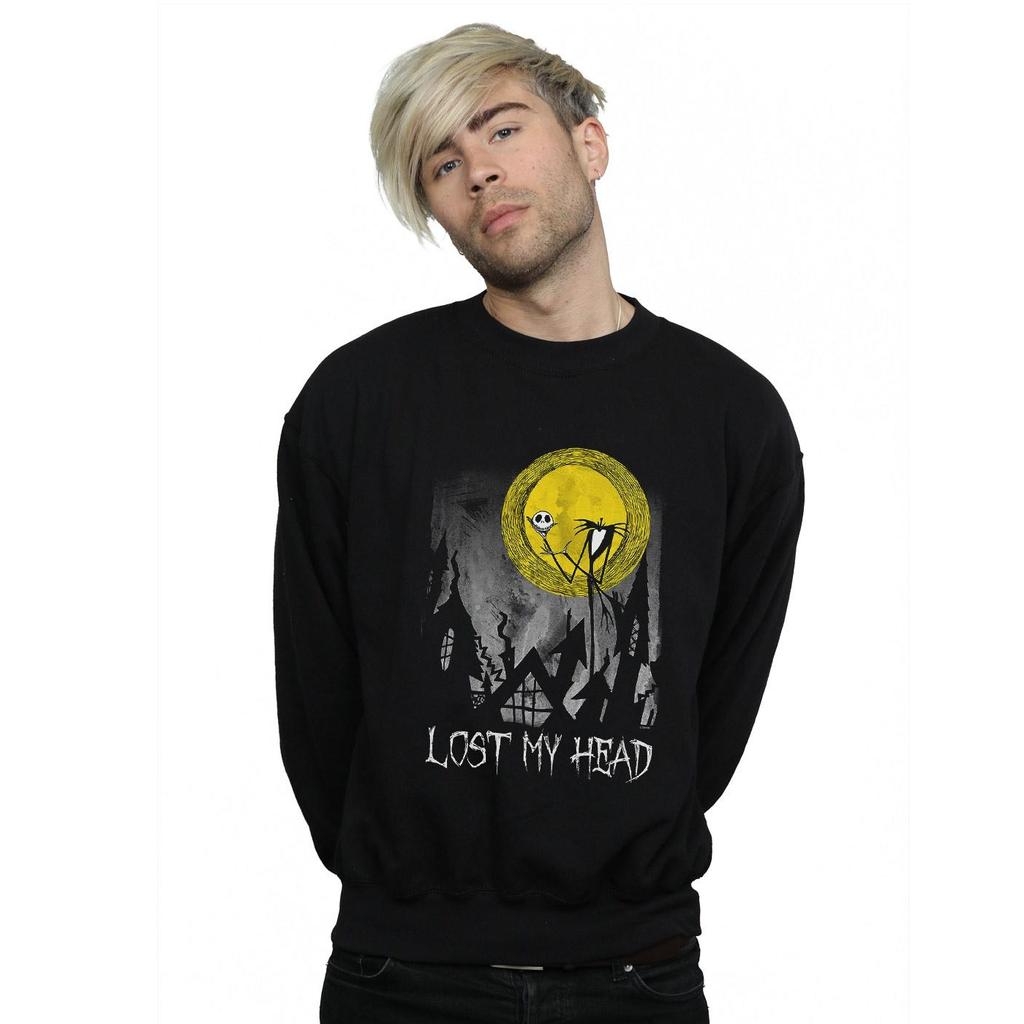 Disney Mens Nightmare Before Christmas Lost My Head Sweatshirt