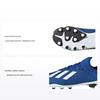 X 19.3 Round Toe Lace-Up Durable Low-Top Soccer Shoes Kids Soccer Shoes Blue EG1495