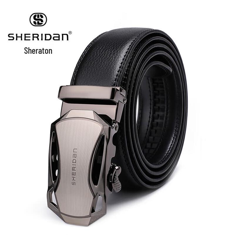 Sheraton Men s First Layer Cowhide Belt with Automatic Buckle