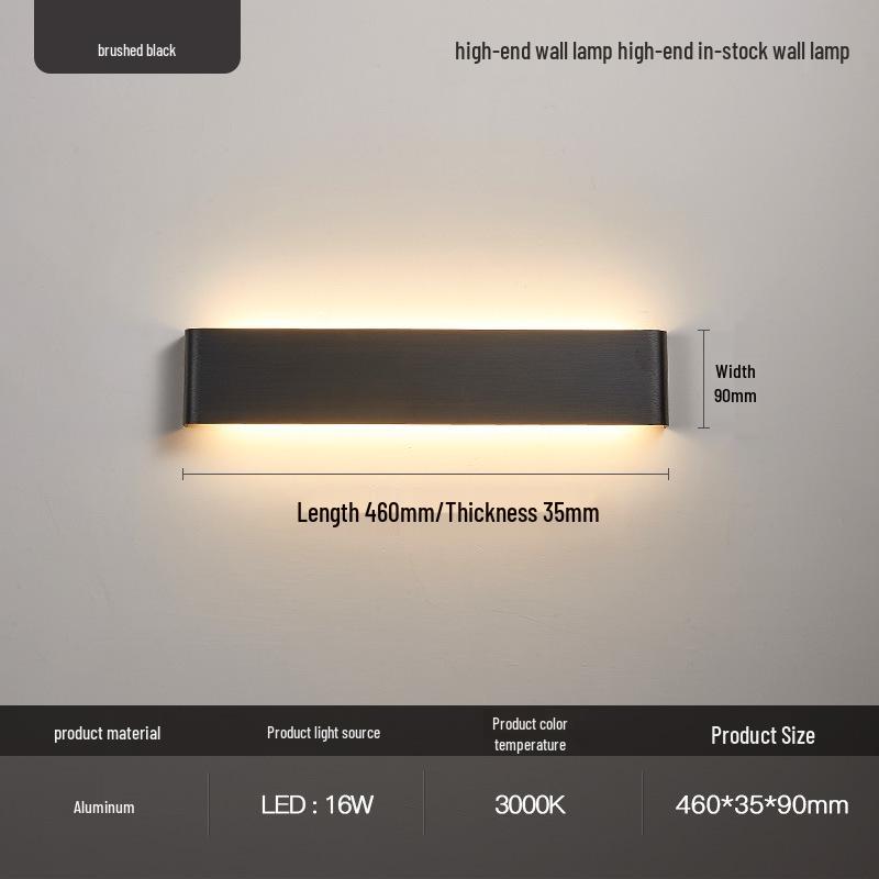 Nordic Minimalist Wall Sconce for Living Room & Bedroom
