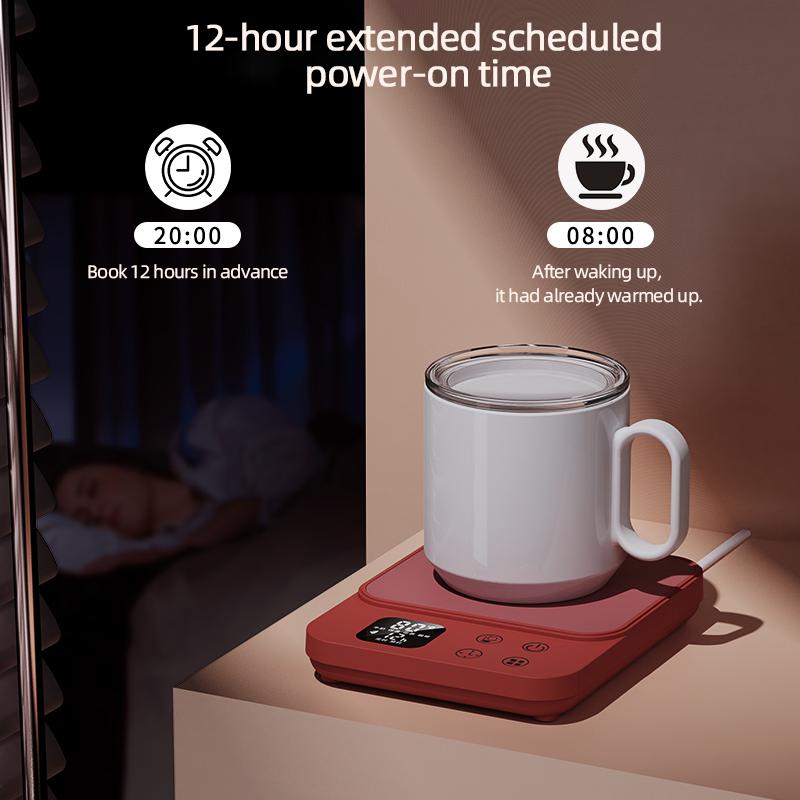 Fast Heating 38W Cup Warmer Pad, 220V High Temperature Coffee Mug Warmer Mat, A315 Hot Plate for Office Home Use, Auto-Off