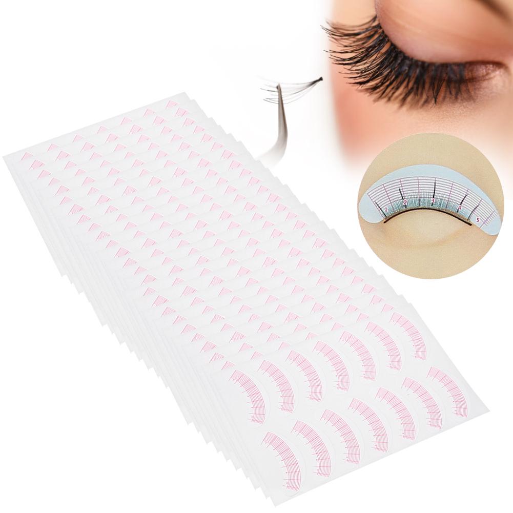 175 Pairs Eyelash Extension Sticker Eye Positioning Tips Sticker Lash Mapping Stickers
