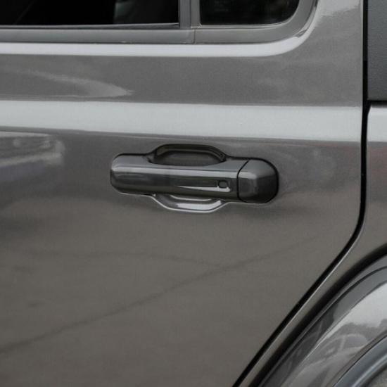 Car Door Handle Cover Trim Bezel For Jeep Wrangler JL 18- Accessories Black