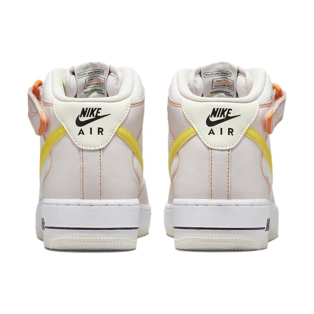 Nike Air Force 1 07 Mid Feel Love Sneakers da Donna Bianco Rosa Perla Verde Action FD0869-100