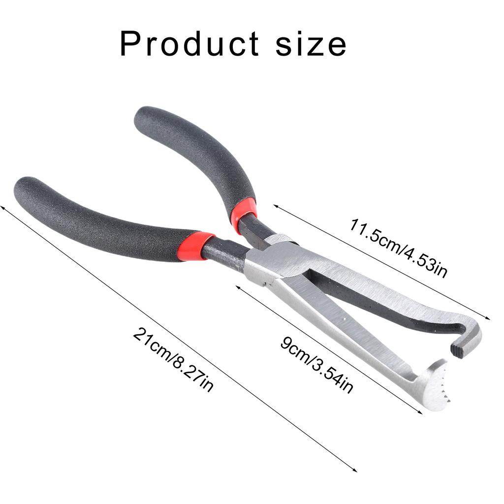 8Inch Electrical Disconnect Pliers Automotive Connector Tool High-strength Cutoff Plier for Push Tab Plugs
