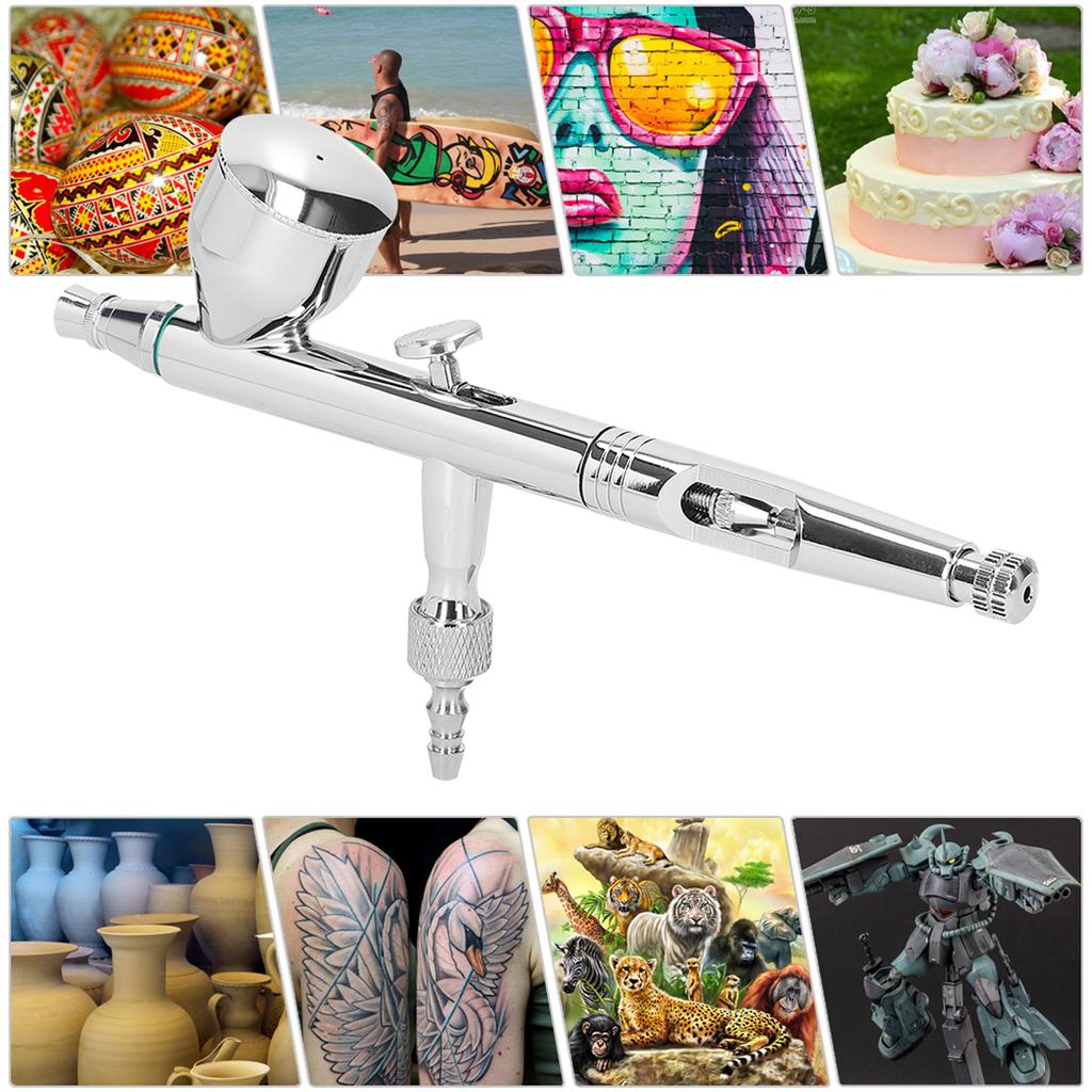 Multi-purpose Professional T182C 0.3mm Airbrush Max 30PSI Air Pump Set for Model Making DIY Art