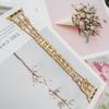 Strap for Apple Watch 10 9 8 7 6 5 se watchband for iwatch ultra S10 42mm 46mm 41mm 45mm Metal Diamond Stainless Steel Bracelet