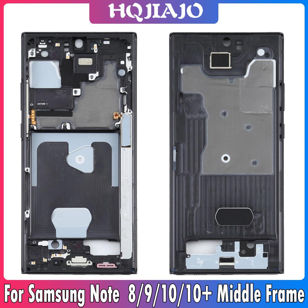 For Samsung Note 8 9 10 10+ Middle Frame Midplate Bezel Chassis Housing Parts Plate Middle Frame