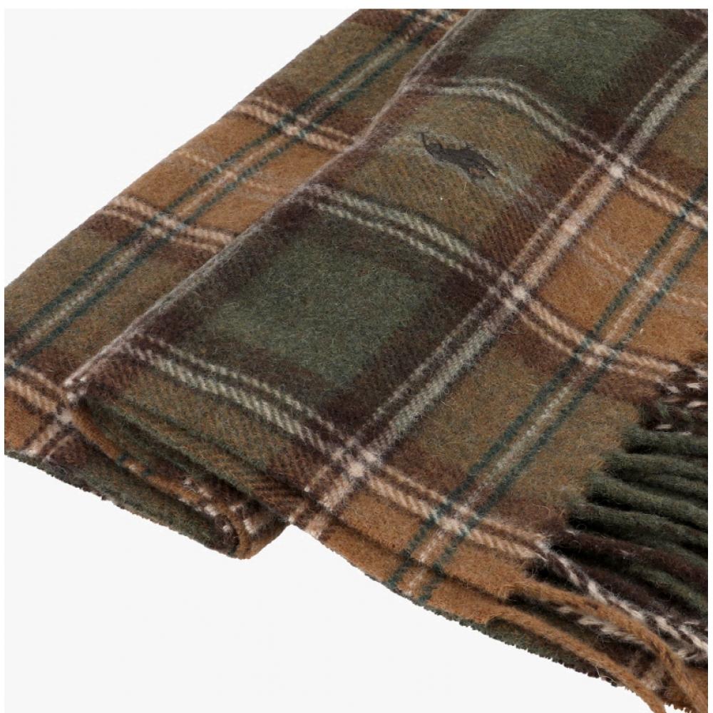 Polo Ralph Lauren Pony Plaid Check Fringe Muffler Pc0999 241