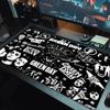 Band Green Day Color Mouse Pad Large Gaming Table Cushion Non-slip Laptop Tablet Big Mousepad XXL Mat Mini PC Playmat With Lock edge