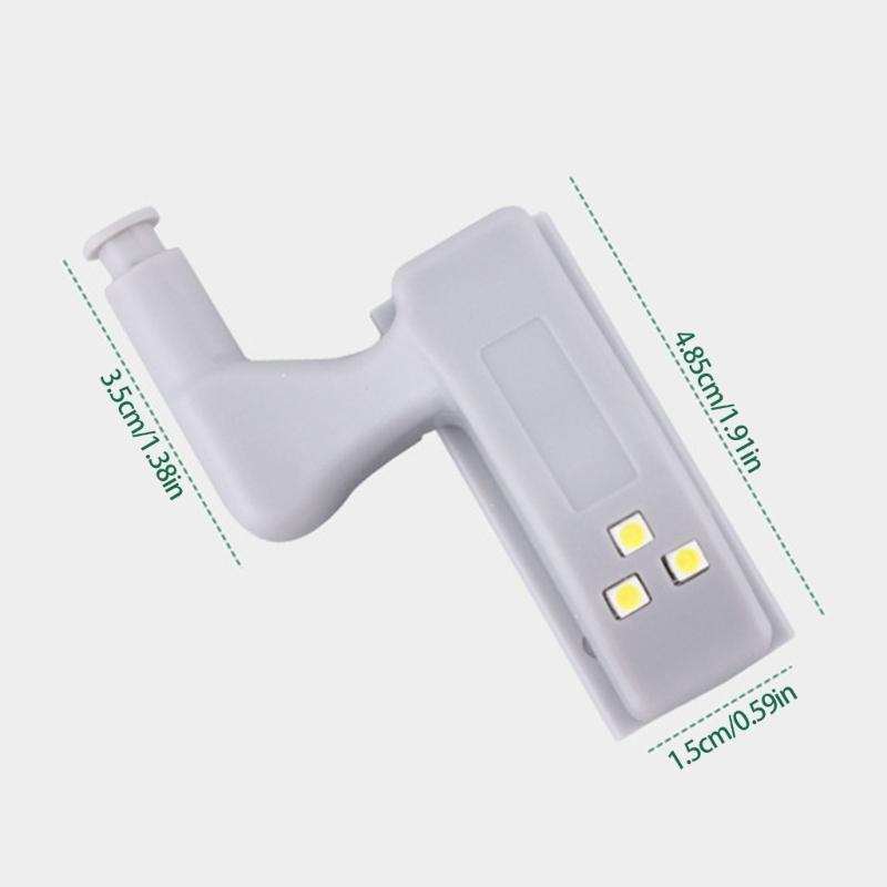 Soft Glow Closet Lighting with Automatic Sensor Waterproof ABS Texture Suitable for Kitchen Bathroom Cabinets Use