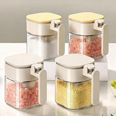 Leak Proof Seasoning Jar Moisture Proof Salt Container Practical Sealed Spice Jar  Home Kitchen
