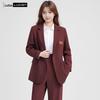 LUDIan Women's Relaxed Fit Long Sleeve Blazer