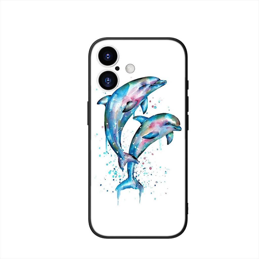 Phone Cover for Xiaomi Poco X7 X6 X5 F7 F6 F8 Ultra F5 M6 M7 M8 Pro C85 C75 C65 C71 C61 Case Dolphin Animal Casing