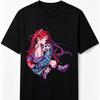2026 New Hot Summer Gothic Anime Girl Graphic T-shirt Unisex Hip Hop Streetwear Top Y2K Gothic Cotton Oversized T-shirts