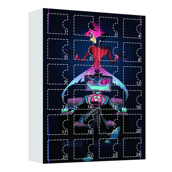 

Тематический адвент-календарь «Отель Хазбин» 24 дня украшений «Адского босса» для украшения рождественской елки, подарочный набор для фанатов F