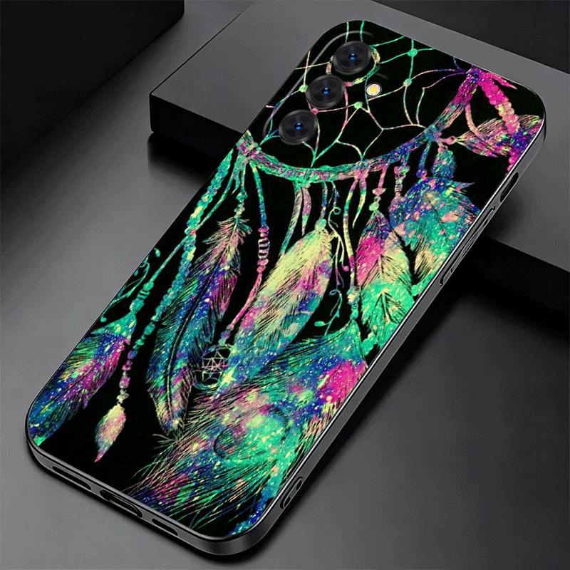 Soft Phone Case For Samsung A17 A37 A57 A16 A36 A56 A15 A35 A55 Mandala Dreamcatcher A14 A34 A54 A13 A33 A53 A27 A26 A25 A24 A23