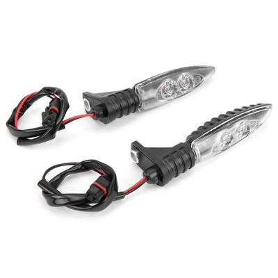 S1000RR R1200GS F800GS için 12V Yedek Çift Ön Sinyal Lambası LED Işık Şeffaf Cam