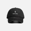 Embroidered Letter Soft Top Baseball Cap Couple's Summer Face Showing Little Baseball Cap Girl
