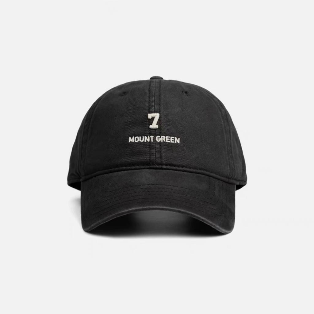 Embroidered Letter Soft Top Baseball Cap Couple's Summer Face Showing Little Baseball Cap Girl