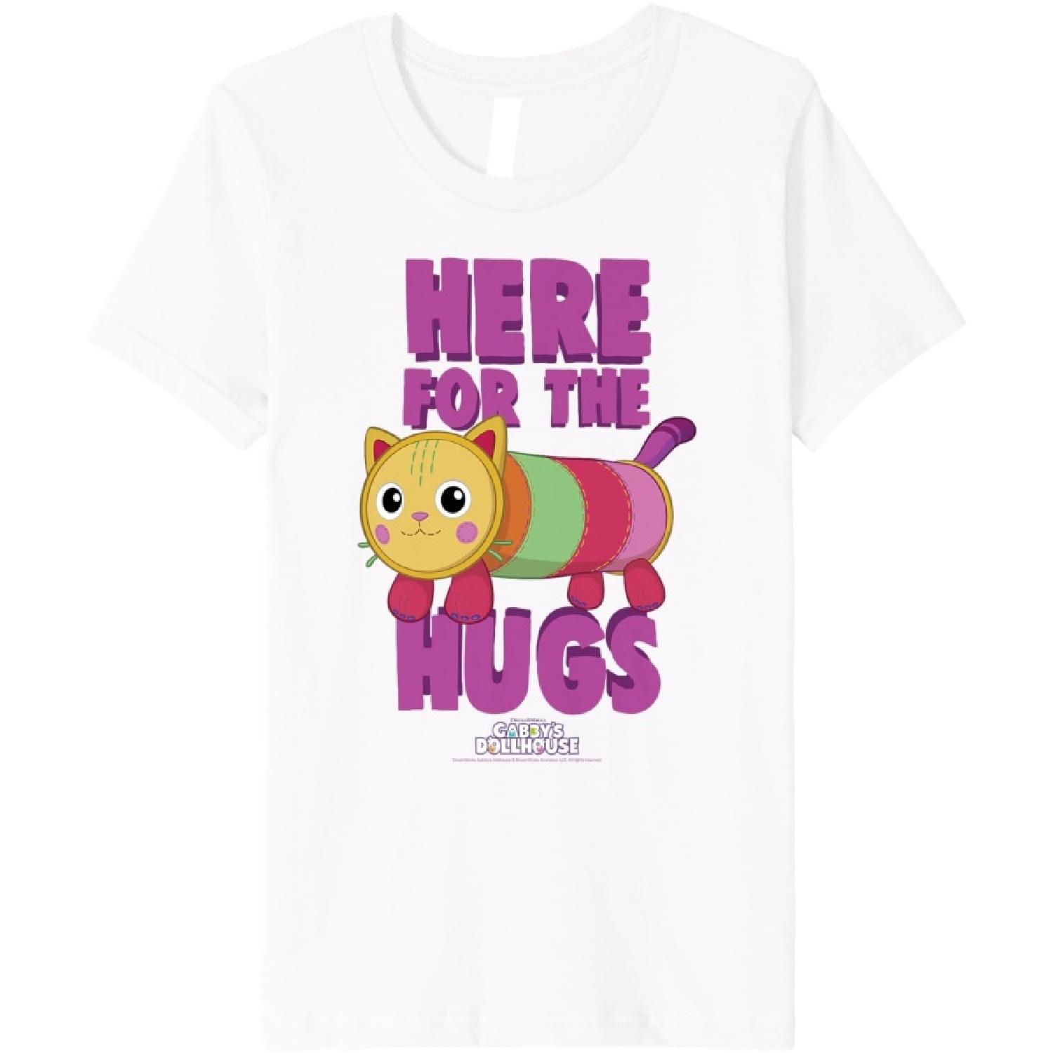 Kids DreamWorks Gabby s Dollhouse Valentine s Day Pillow Cat Premium T-Shirt S