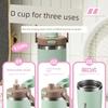 Costa Big Mac Large Capacity Vacuum Cup Large Water Cup Girl 2024 New Stainless Steel Student Carrying Cup