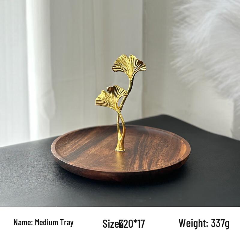 Walnut Wood Multi-layer Dessert & Fruit Plate