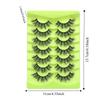 7 Pairs Natural Long False Eyelashes Thick Fluffy Lashes 3D Mink Lashes  Cosmetic Tool