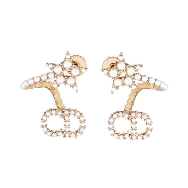 

Dior Clair De Lune Metal Earrings Women earrings Gold E1099CDLRS_D301 Basic Packaging-Dust Bag