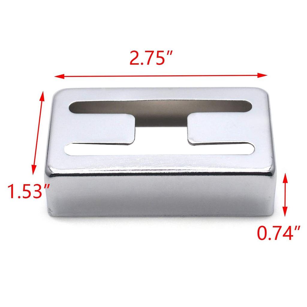 H-Shaped Electric Guitar Metal Pickup Cover Gold Silver Black for Lollartron