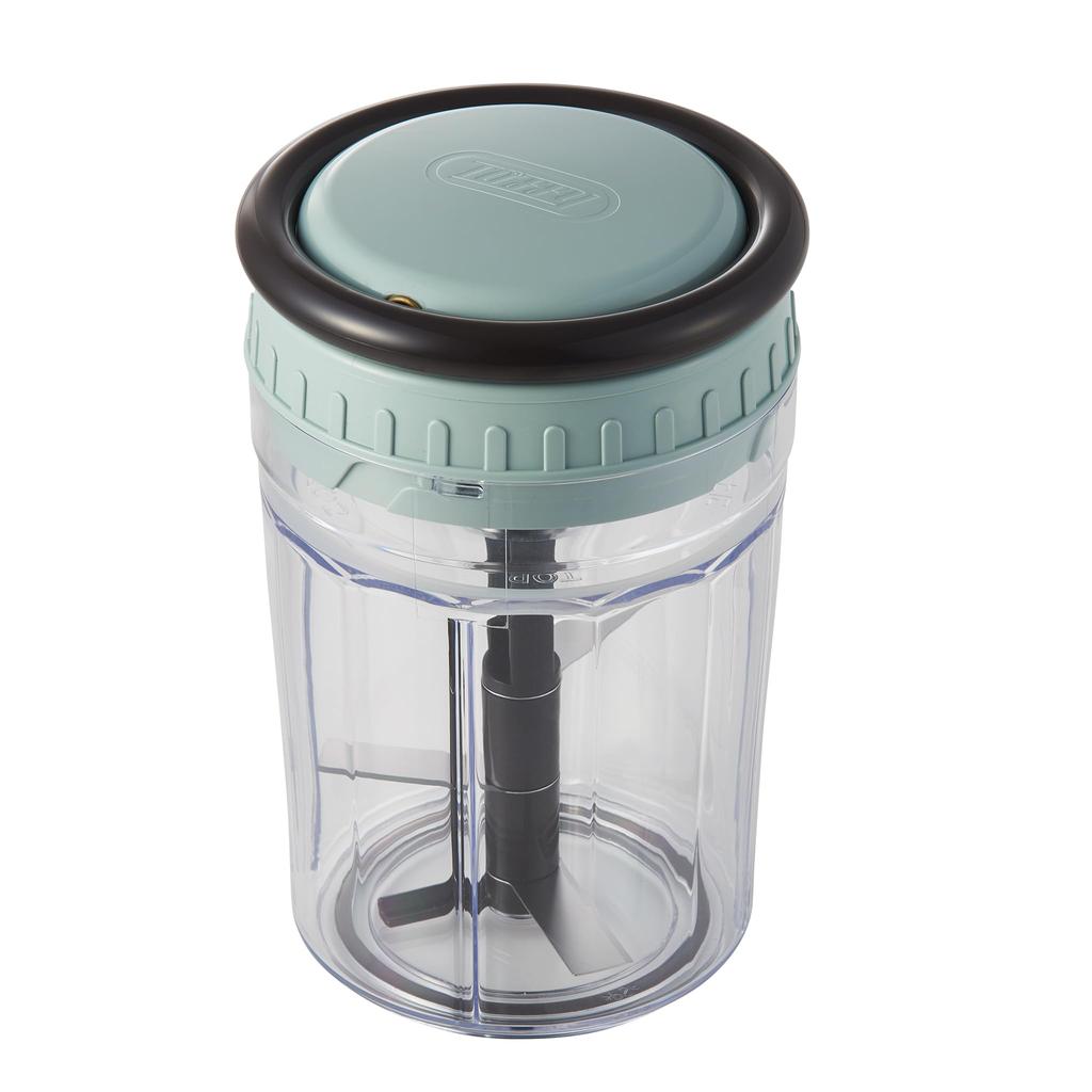 Toffy Slim Handy Manual No Power Supply Baby Includes Inner Chopper, Cutter/Blender, Required, Compact, Mincing, Whisking, Food, Drinks, Baking, Lid,