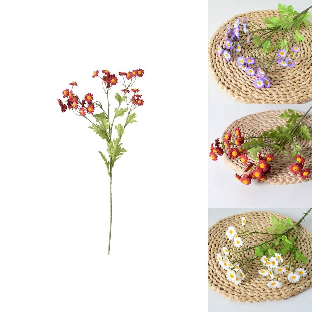 Floral Decor Artificial Chamomile Bouquet For Wedding Home Office And Photography