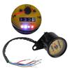 Bike Speedometer Universal - Qiilu Motorcycle Odometer Speedometer Gauge with Indicator 60mm Mini Speedometer Mechanical Bike Meter