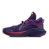 Li Ning Silencer CJ Chaussures de Basketball Mi-Hautes Confortables, Amortissantes, Antidérapantes, Résistantes à l'Usure, avec Maintien, Baskets pour Homme, Violet ABPQ049-4