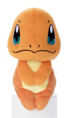 Pokemon Chokkorisan Charmander Plush Toy, 12cm Tall