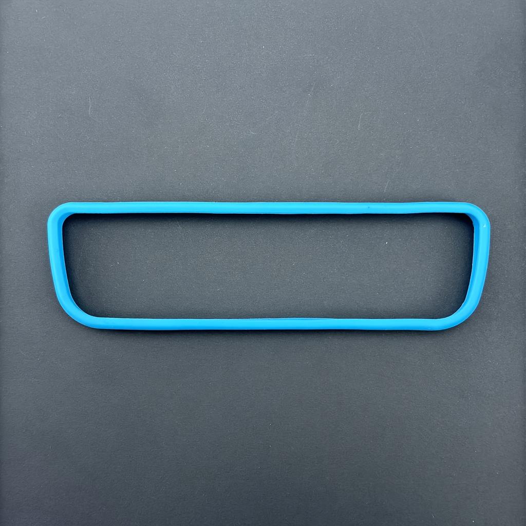 1 Suitable for Tesla Rearview Mirror Silicone Cover Model 3/Y Car Rearview Mirror Protective Frame Silicone Set Decoration