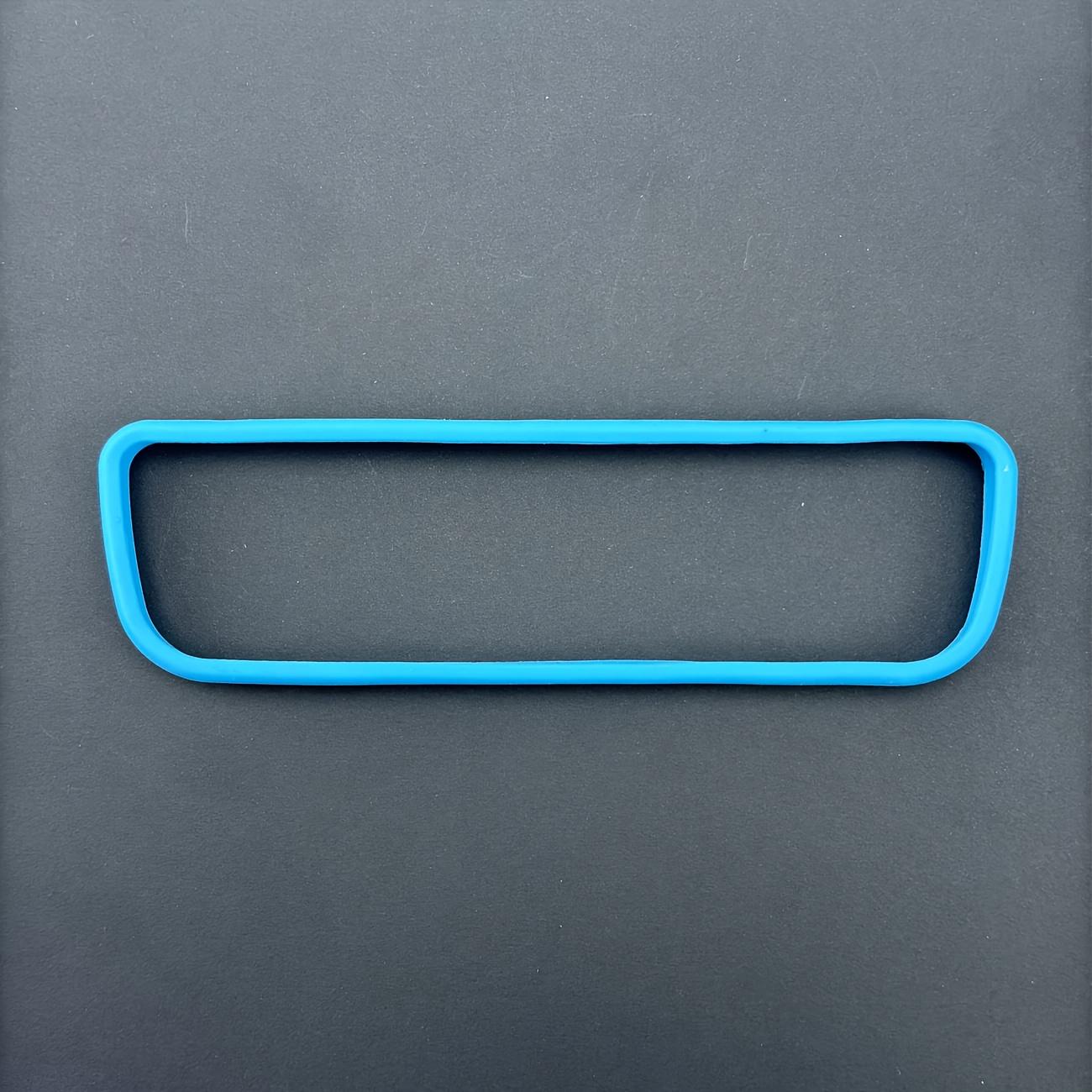 

1 Подходит для Tesla Силиконовый чехол для зеркала заднего вида Модель 3/Y Автомобильная защитная рамка для зеркала заднего вида Силиконовый набор Декорация синий