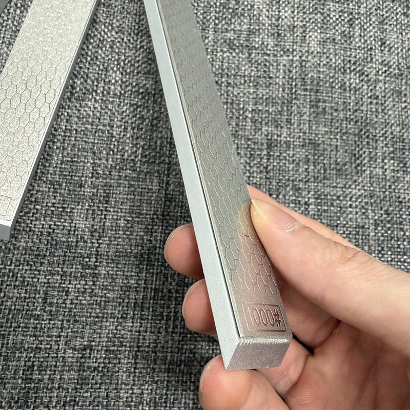 2026 New Aluminum Base Honeycomb Diamond Sharpening Stone, Portable Outdoor Sharpener Fixed Angle Knife Sharpener Accessories