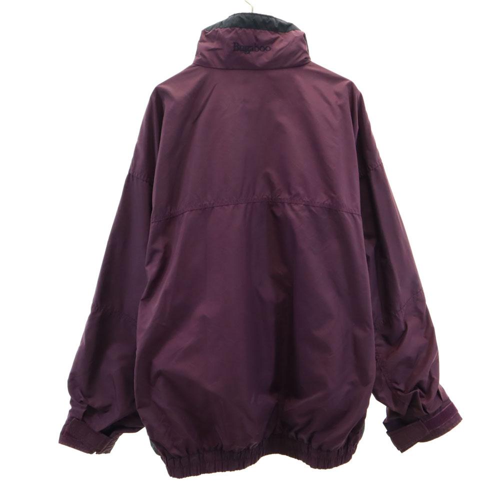 Columbia 90s Old Two-tone color Nylon jacket wine-red Outdoors Men's Used